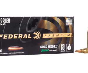 Federal Gold Medal Match, .223 Remington, 69 Gr, Boat Tail Hollow Point