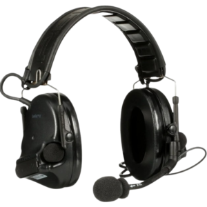 3M™ PELTOR™ SwatTac V Headset MT20H682FB-47 SV, Foldable, Single Lead, Standard Dynamic Mic, NATO Wiring, Black, 10 ea/Case
